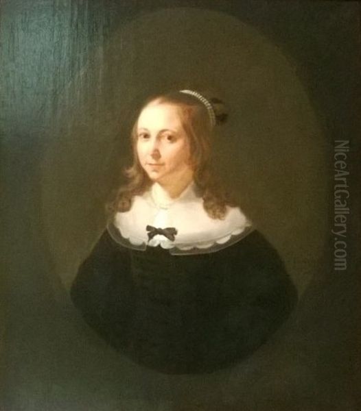 Portrait of een vrouw, 1648 Oil Painting by Emanuel de Witte