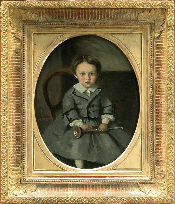 Maurice Robert Oil Painting by Jean-Baptiste Camille Corot