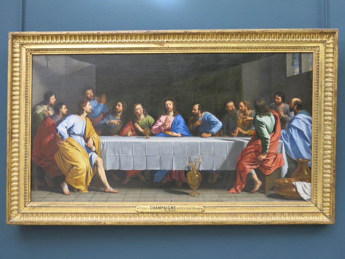 La Cene, dite La Petite Cene Oil Painting by Philippe de Champaigne
