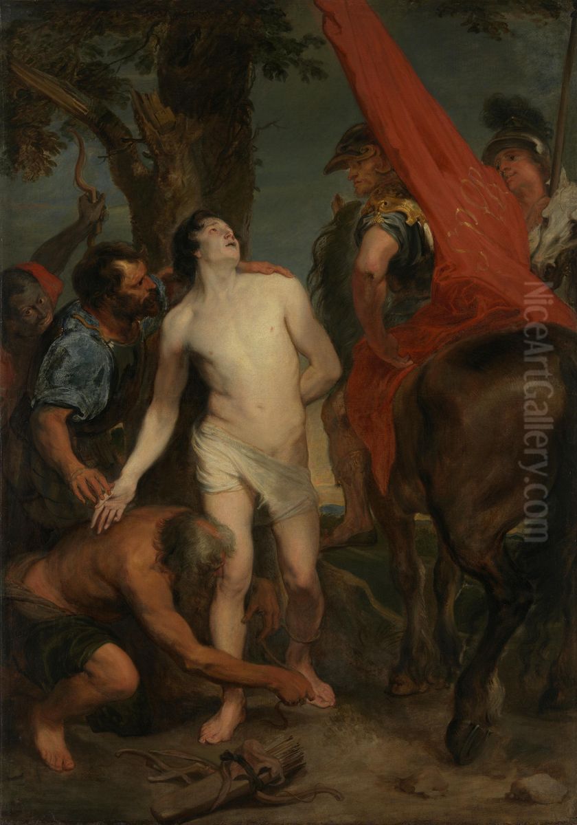 Martyrdom of Saint Sebastian Oil Painting by Sir Anthony Van Dyck