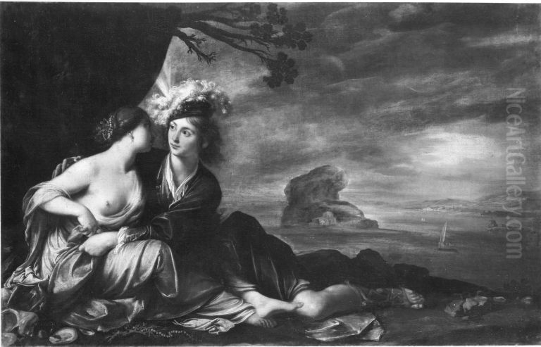 Acis und Galathea Oil Painting by Francesco Furini