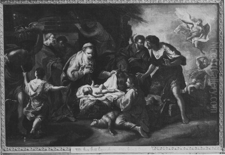 Die Anbetung der Hirten Oil Painting by Giambettino Cignaroli