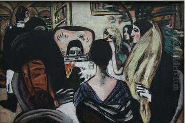 Claridge I Oil Painting by Max Beckmann