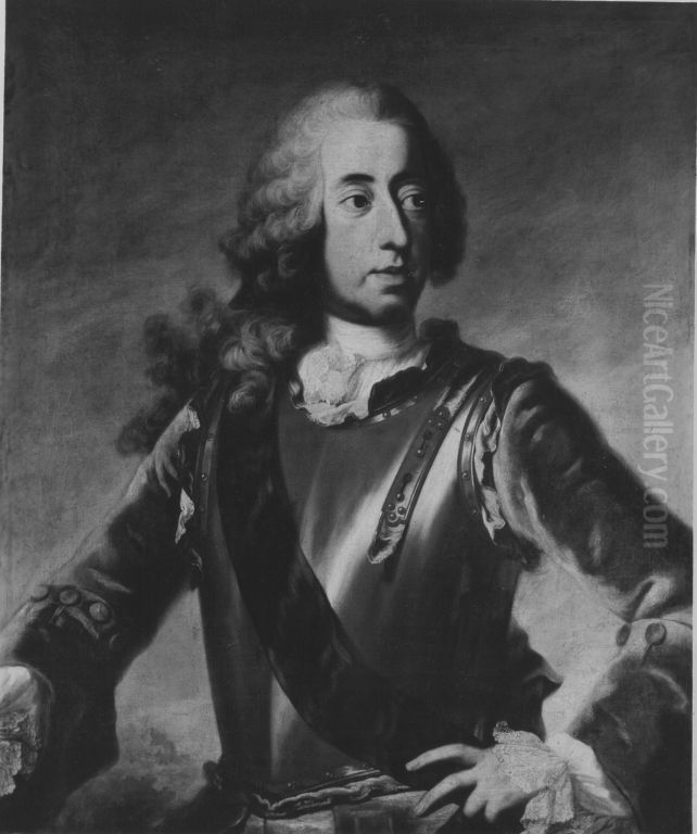 Clemens August von Bayern Oil Painting by Georg Desmarees