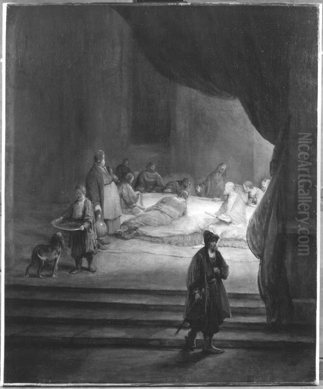 Das letzte Abendmahl Oil Painting by Arent de Gelder