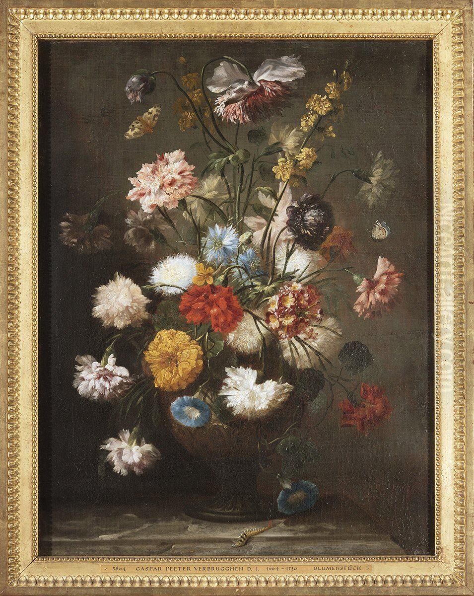 Blumenstuck Oil Painting by Carel de Vogelaer