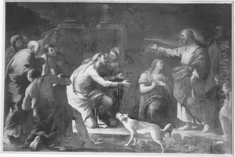 Auferweckung des Lazarus Oil Painting by Luca Giordano