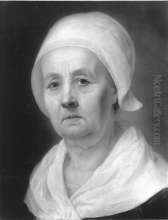 Pfalzische Bauerin Oil Painting by Franz Peter Kymli