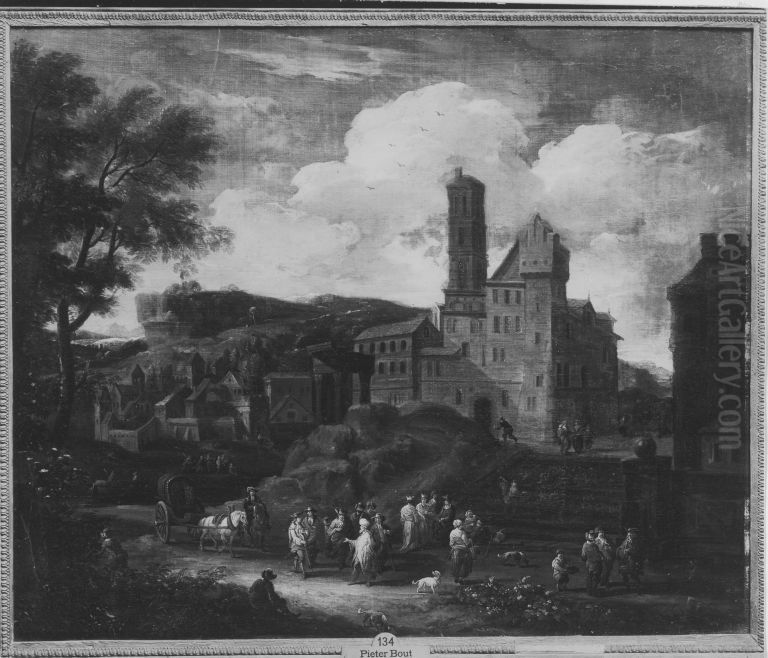 Landschaft italienischen Charakters Oil Painting by Pieter Bout