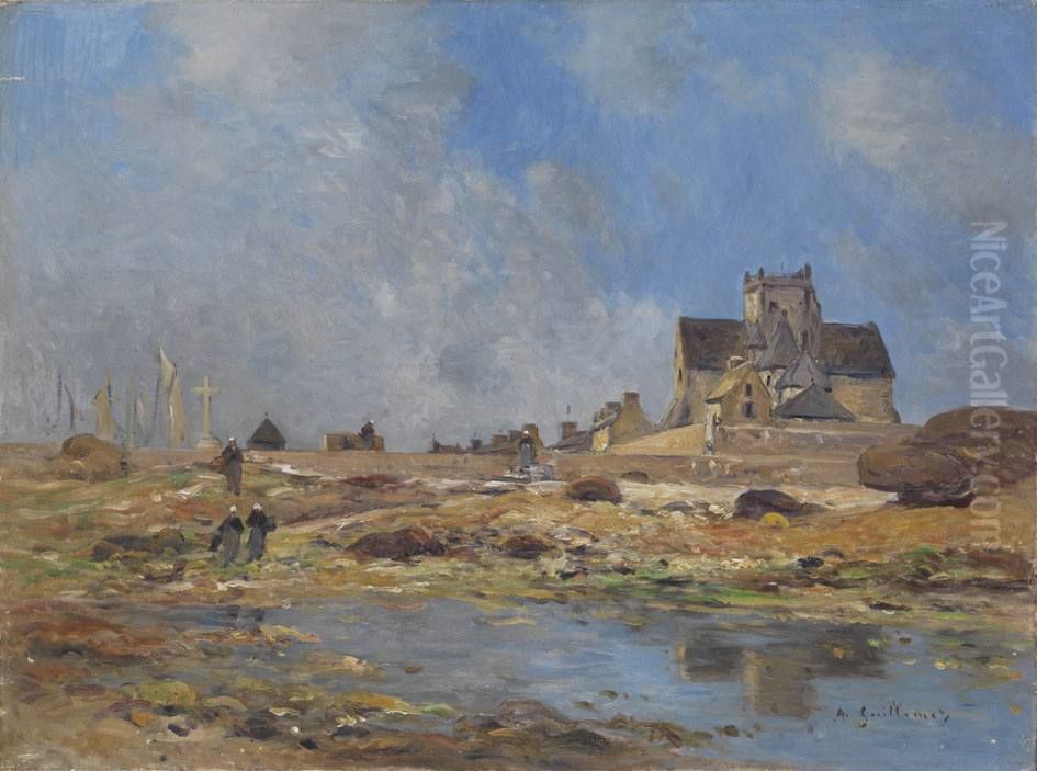 Landschaft mit Kirche Oil Painting by Antoine Guillemet