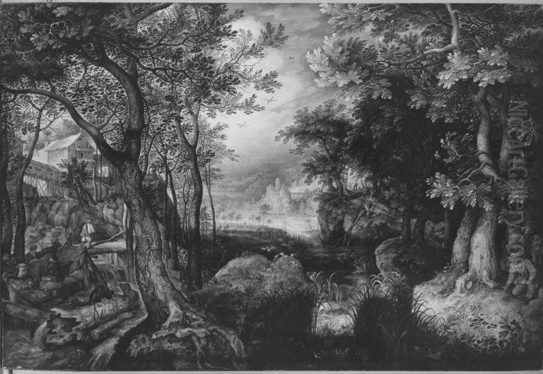 Grosser Eichenwald Oil Painting by Roelant Savery