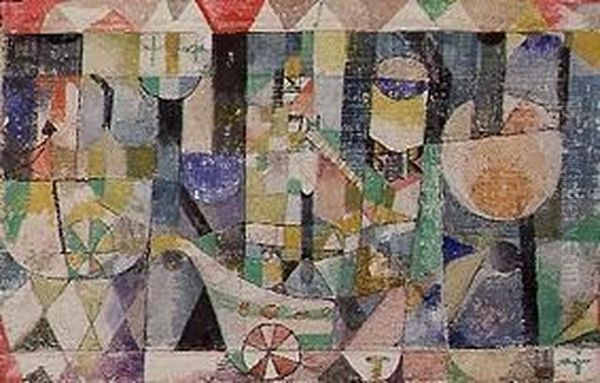 Habor Scene Oil Painting by Paul Klee