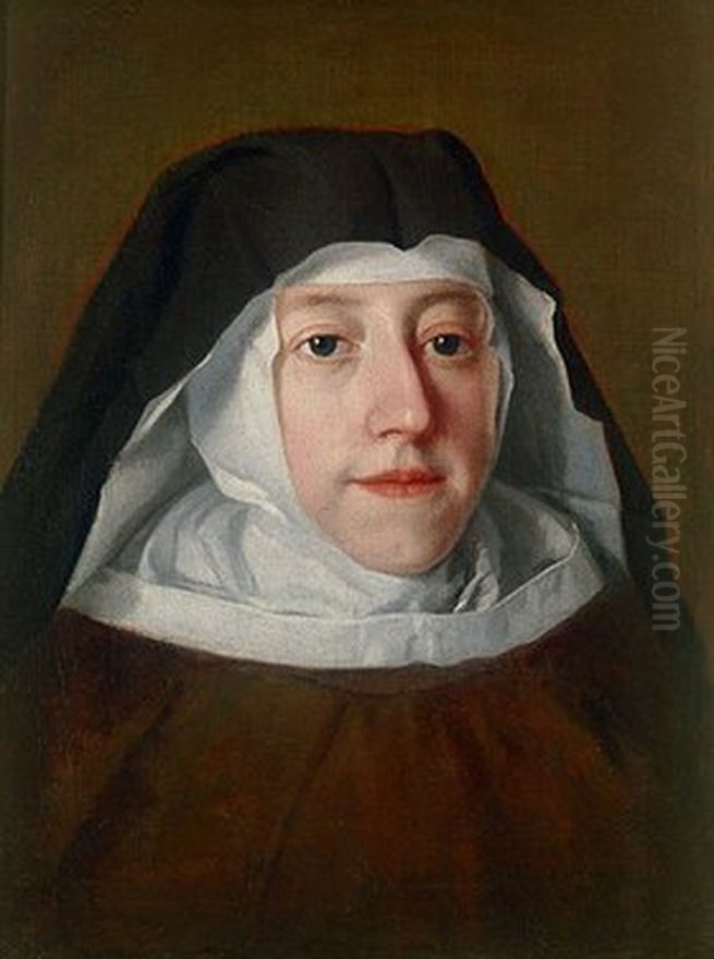 Maria Anna Caroline of Baviera (1696-1750) as nun Oil Painting by Jacopo Amigoni