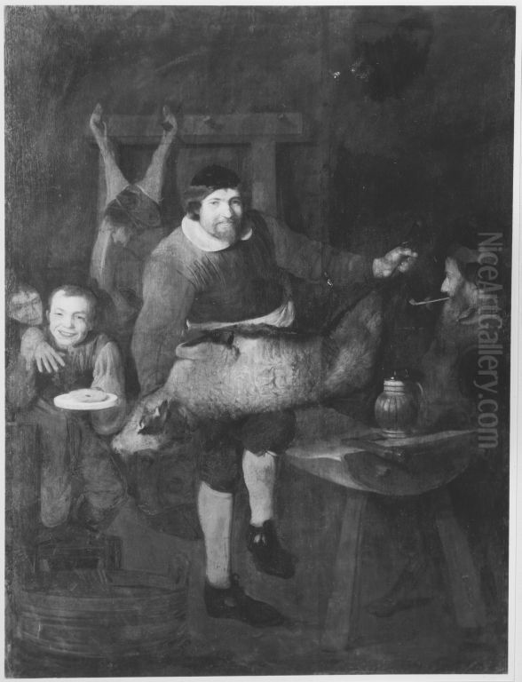 Der Hofmetzger von Freising Oil Painting by Christopher Paudiss