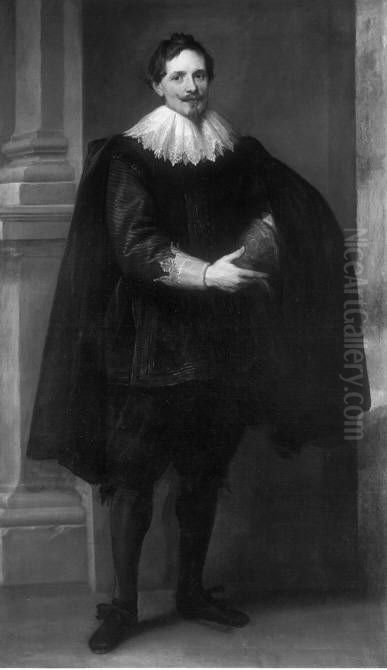 Bildnis eines Herrn Oil Painting by Sir Anthony Van Dyck