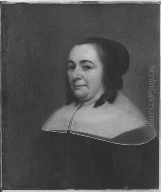 Bildnis einer alteren Dame Oil Painting by Cornelis Janssens van Ceulen