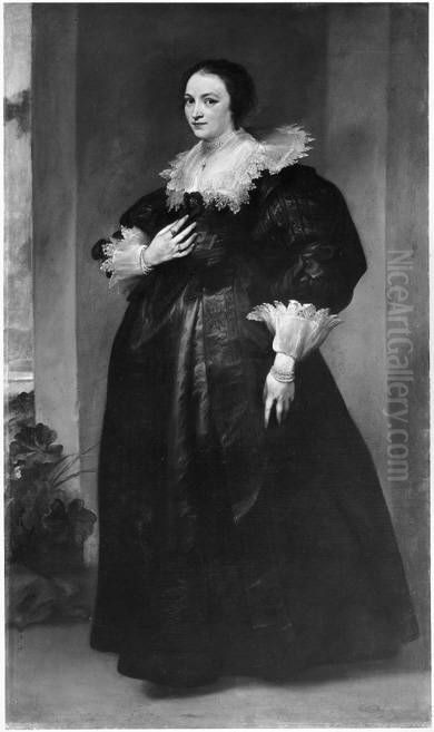 Bildnis einer Dame Oil Painting by Sir Anthony Van Dyck