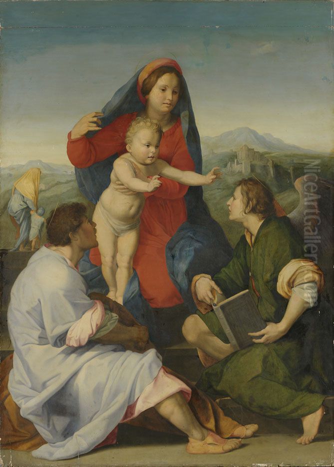 Madonna della Scala Oil Painting by Andrea Del Sarto