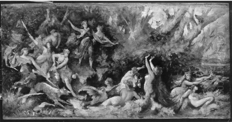 Jagd der Diana Oil Painting by Hans Makart