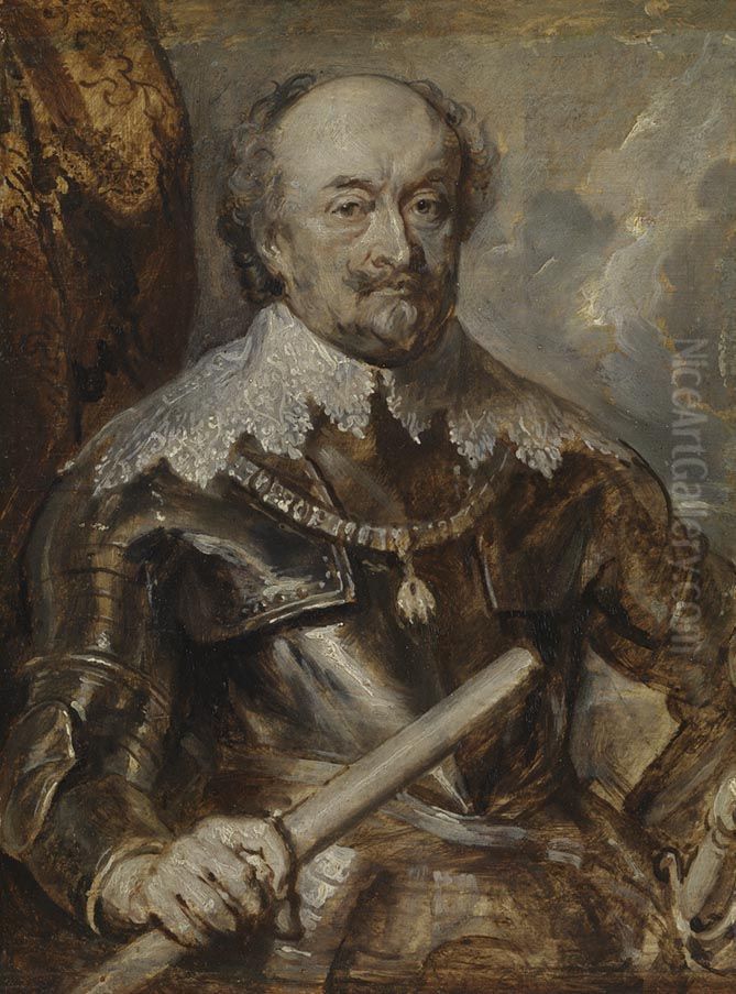 Johann III. von Nassau-Siegen Oil Painting by Sir Anthony Van Dyck