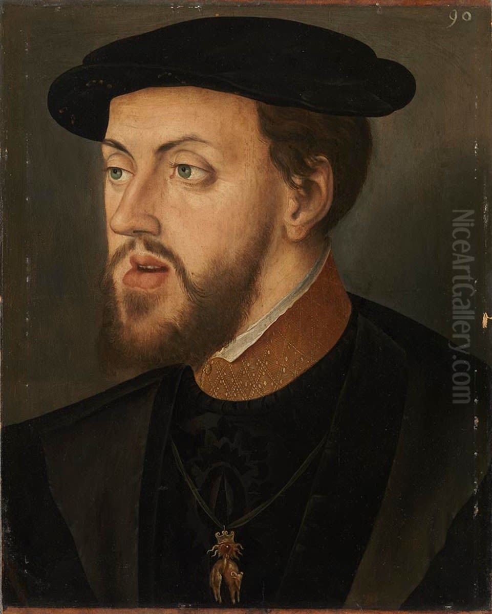 Kaiser Karl V. Oil Painting by Barthel Beham