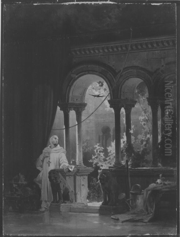 Romischer Kreuzgang Oil Painting by Ernst Schweinfurth