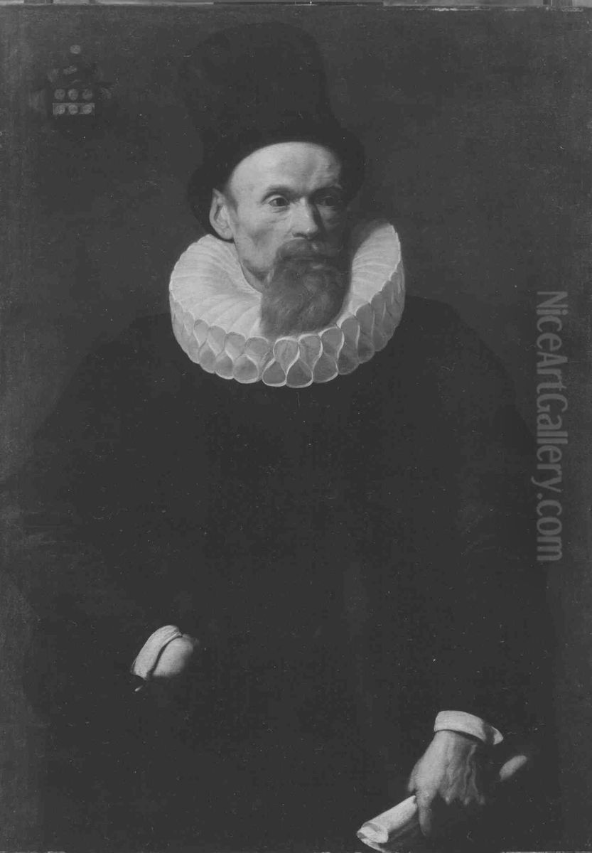 Rotbartiger Mann Oil Painting by Gerard Douffet