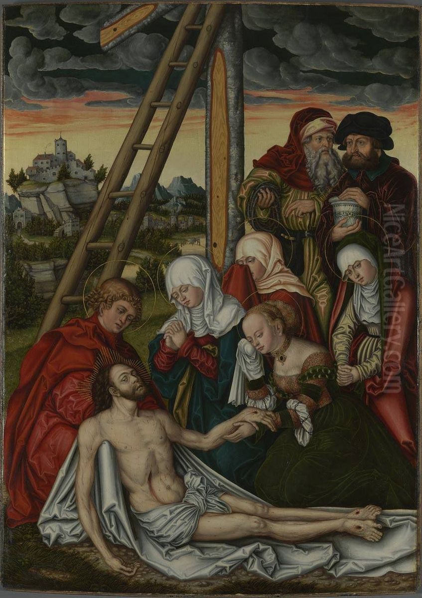 Beweinung Christi Oil Painting by Lucas Cranach the Elder