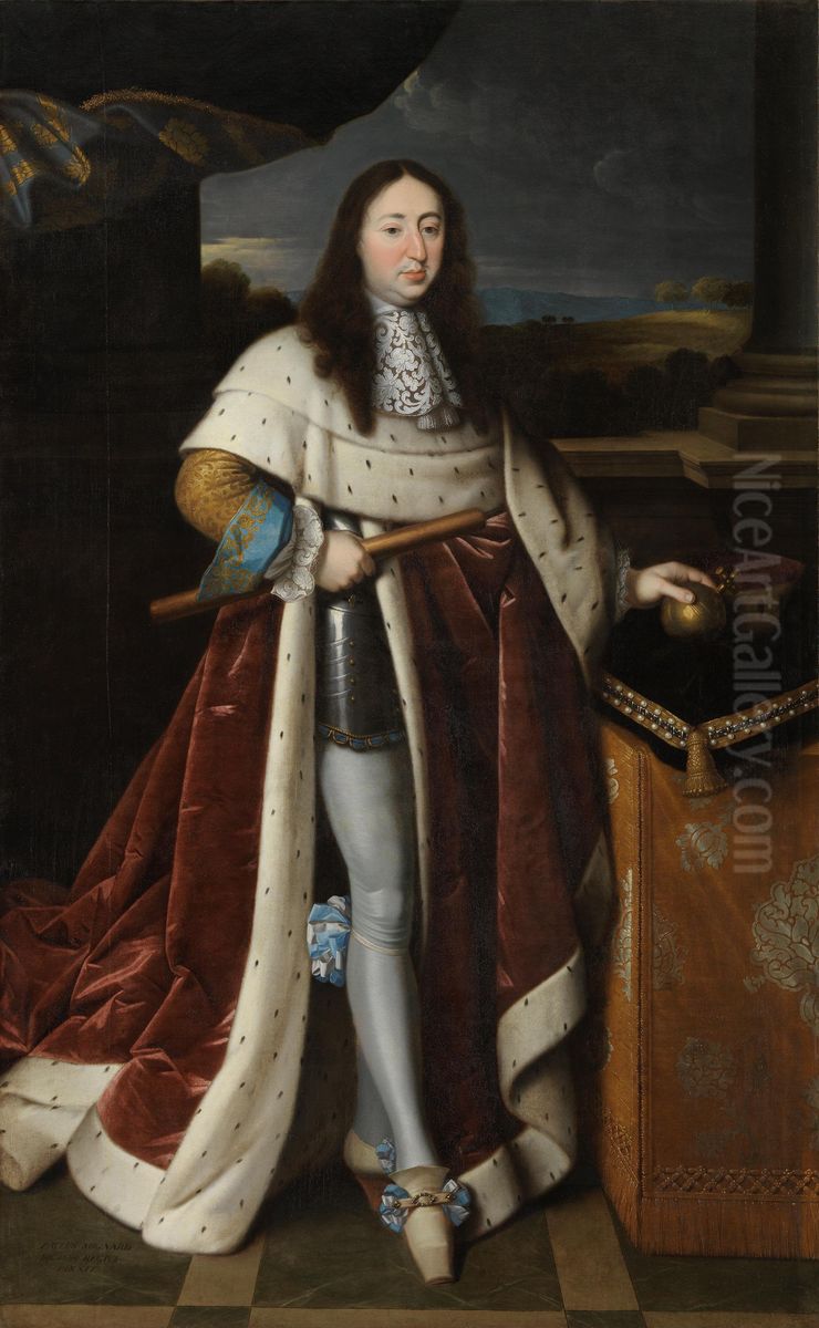 Kurfurst Ferdinand Maria von Bayern Oil Painting by Paul Mignard