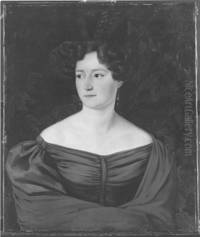 Gertrud Meister Oil Painting by Simon Meister