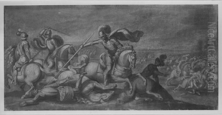 Schlachtenbild Oil Painting by Antonio Tempesta