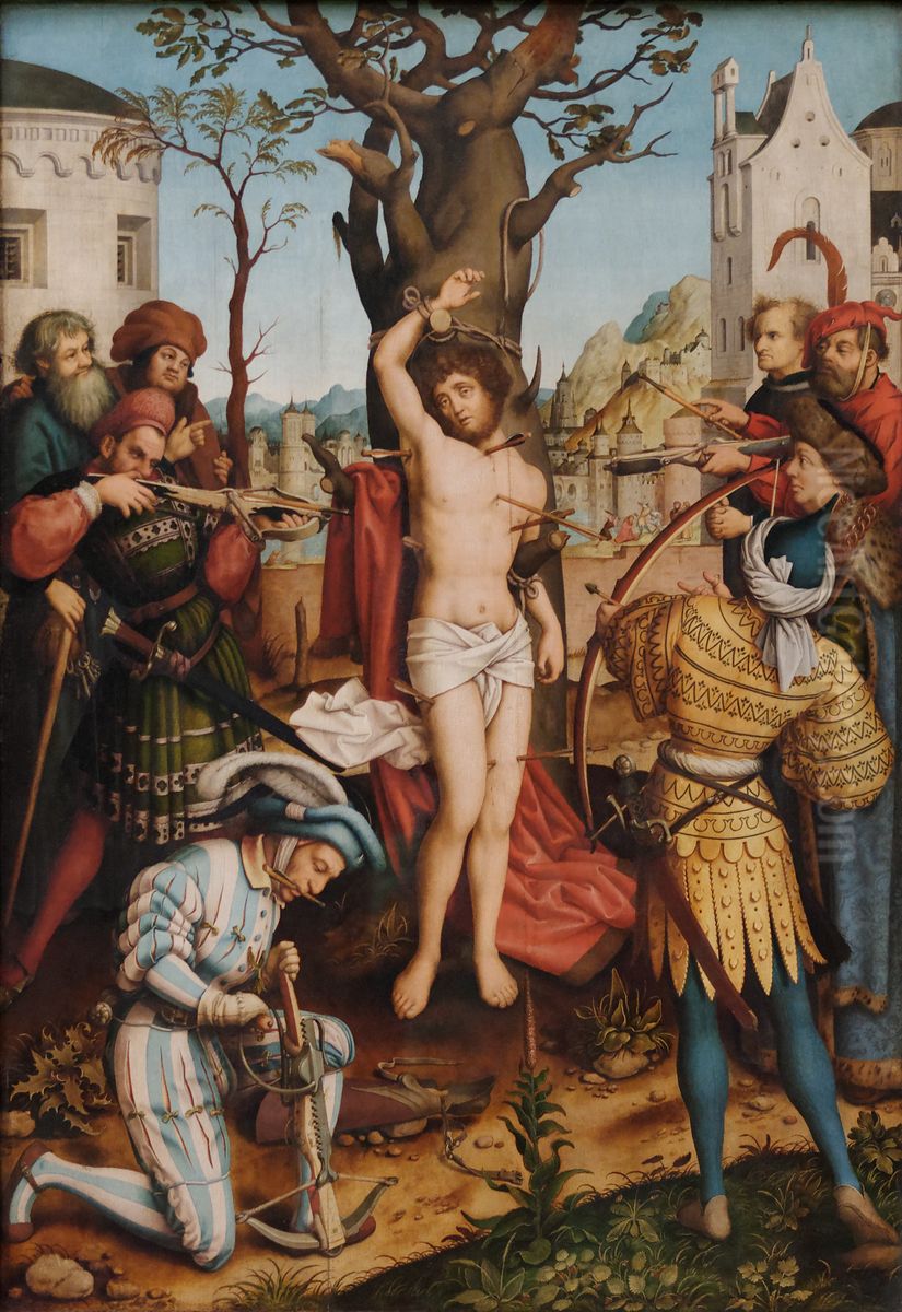Le martyr de Saint Sebastien Oil Painting by Hans Holbein the Elder
