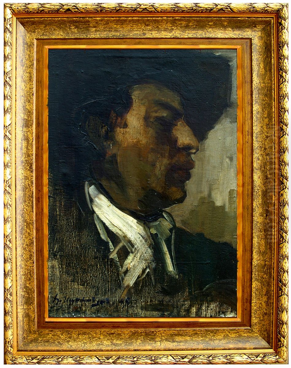 Self-portrait Oil Painting by Hrant Stepanyan