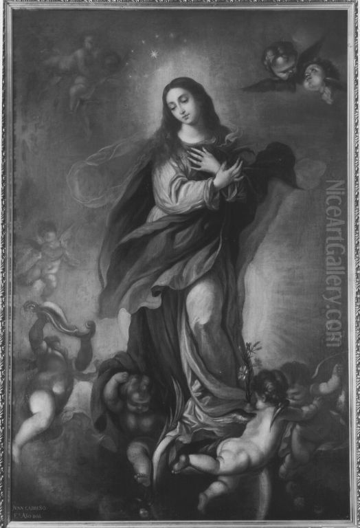 Maria, die unbefleckt Empfangene Oil Painting by Claudio Coello