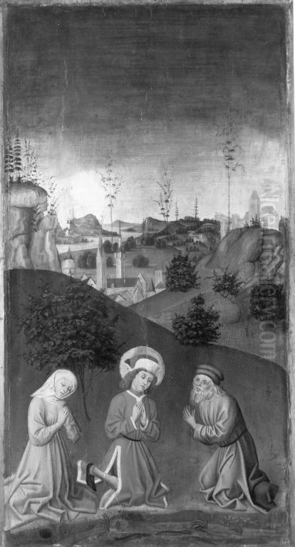 Tod der hll. Vitus, Modestus und Crescentia Oil Painting by Gabriel Malesskircher