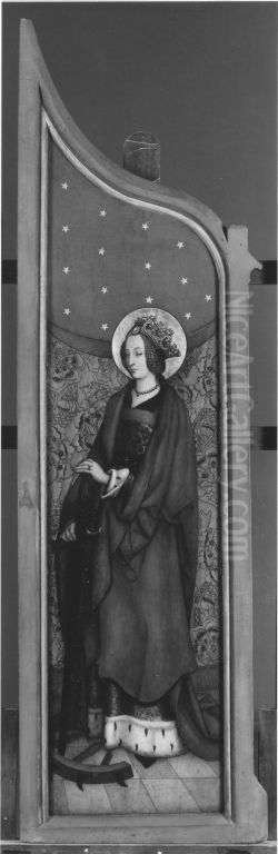 Hl. Katharina Oil Painting by Hans Burgkmair the elder