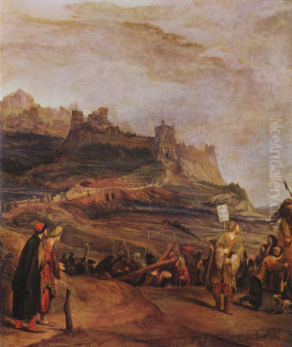 Der Weg nach Golgatha Oil Painting by Arent de Gelder
