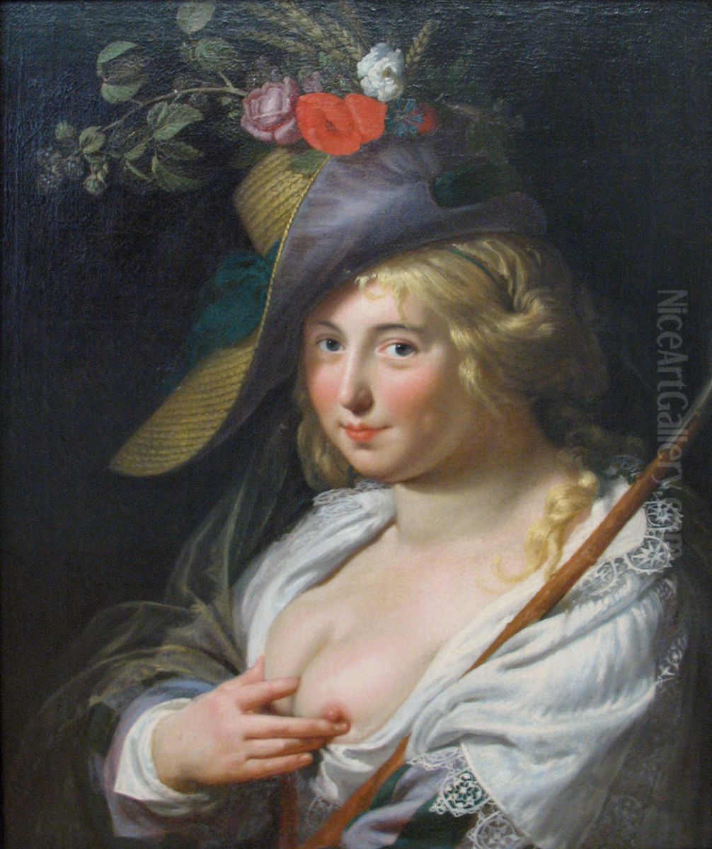 Die blonde Schaferin Oil Painting by Paulus Moreelse