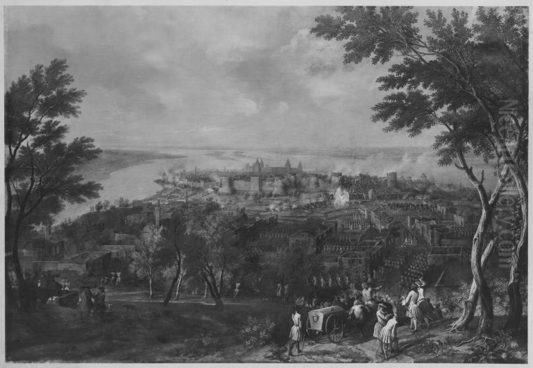 Die Ersturmung von Belgrad 1688 Oil Painting by Franz Joachim Beich