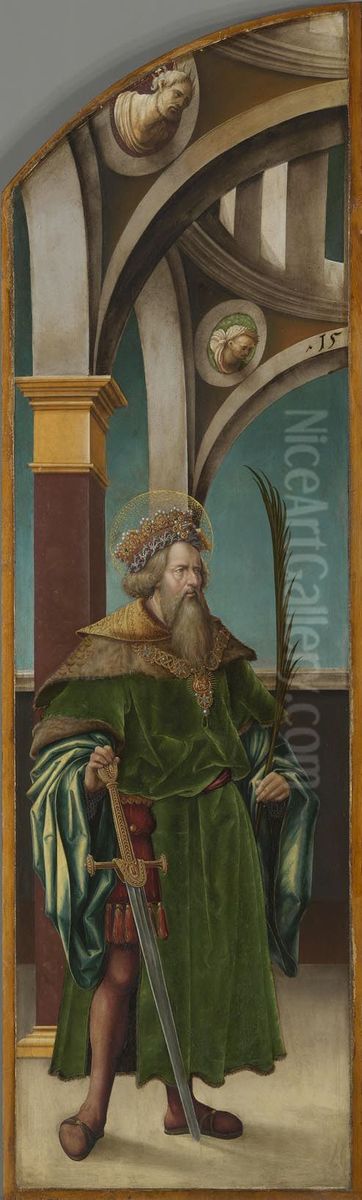 Hl. Sigismund Oil Painting by Hans Burgkmair the elder
