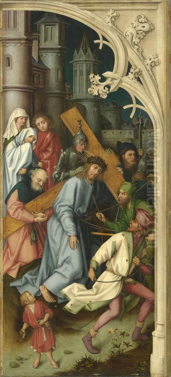 Kreuztragung Christi Oil Painting by Hans Holbein the Elder