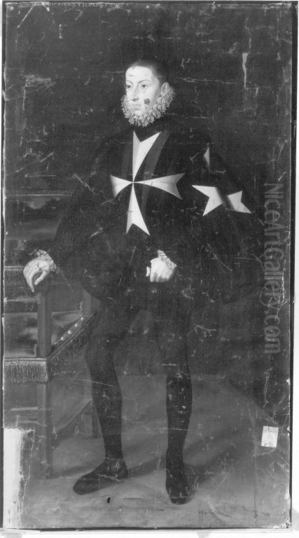 Erzherzog Wenzeslaus von Osterreich Oil Painting by Alonso Sanchez Coello