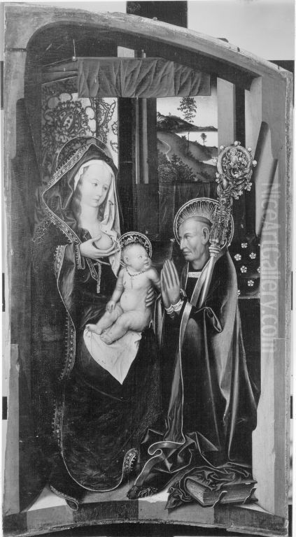 Vision des hl. Bernhard Oil Painting by Hans Fries