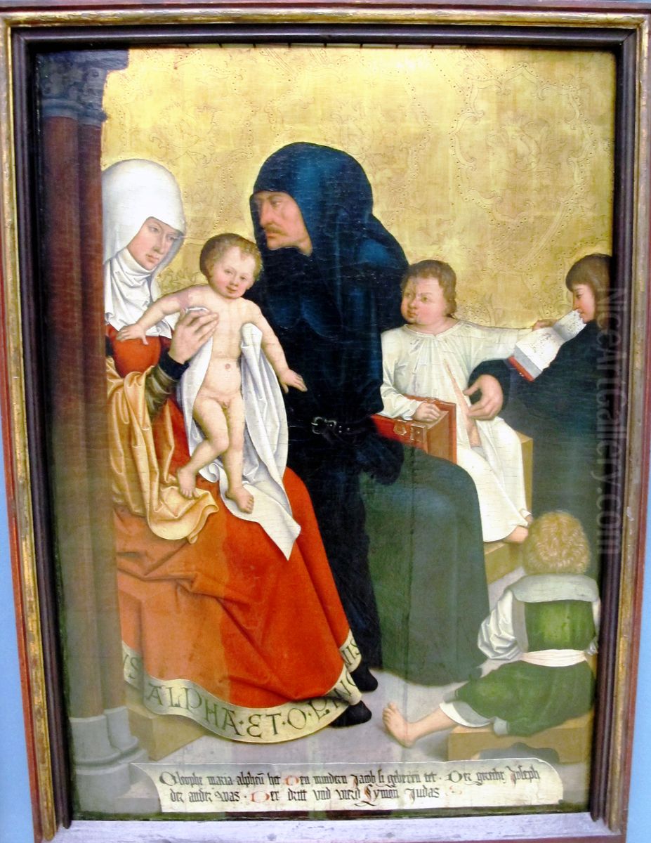 Mary of Clopas and Alphaeus with their Childs Oil Painting by Bernhard Strigel