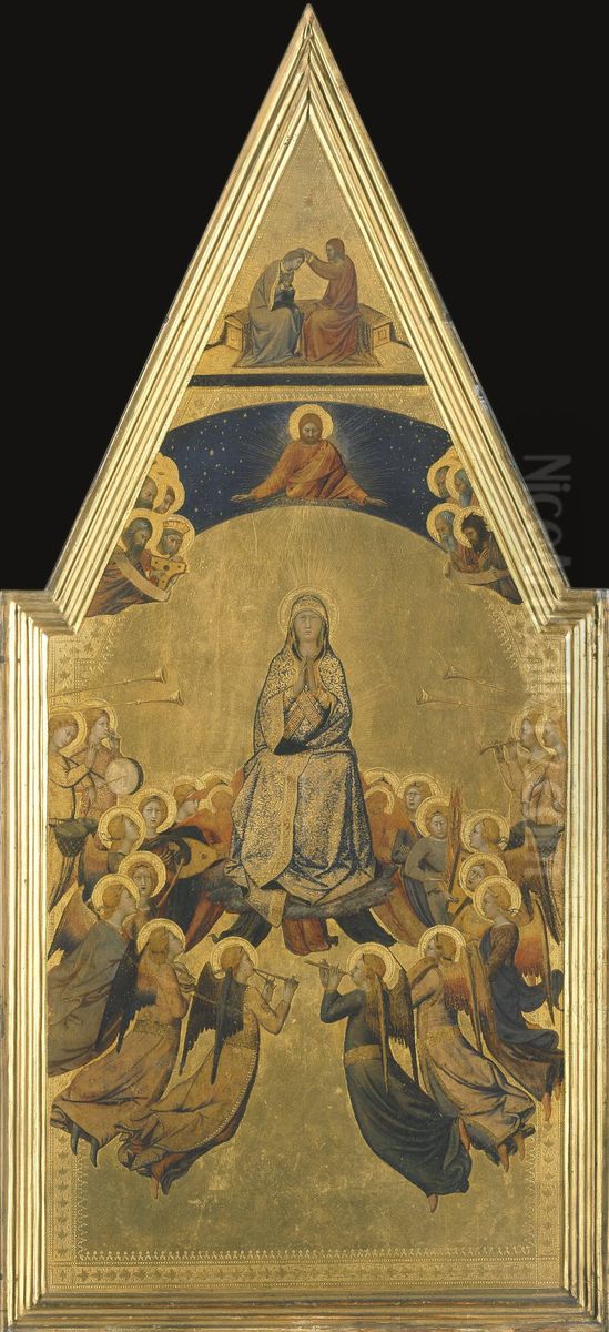 Die Himmelfahrt Mariae Oil Painting by Lippo Memmi