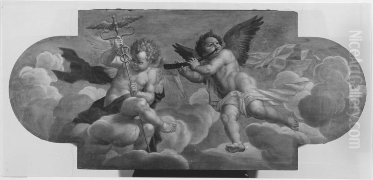 Die Musik und der Kaufmannsstand Oil Painting by Peter Candid