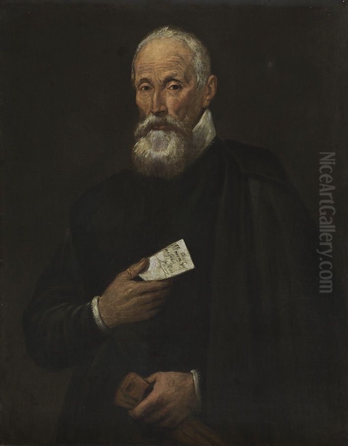 Bildnis des Pisaners Giovanni Magnani Oil Painting by Leandro Bassano