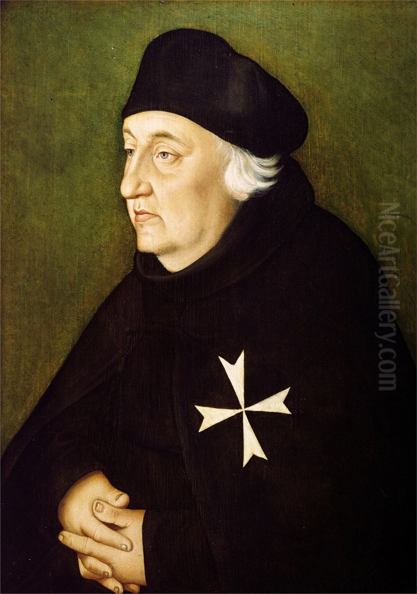 Bildnis des Strassburger Johanniters Gregorius Beit Oil Painting by Hans Baldung Grien