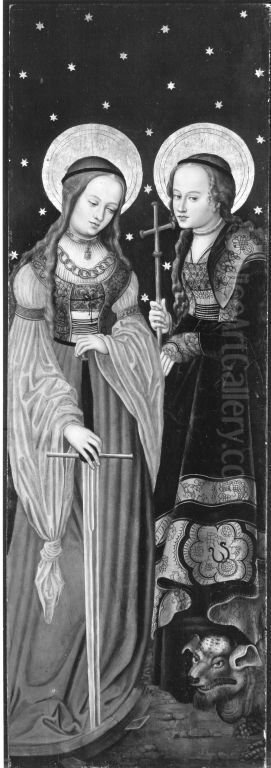 Hll. Katharina und Magaretha Oil Painting by Lucas Cranach the Elder