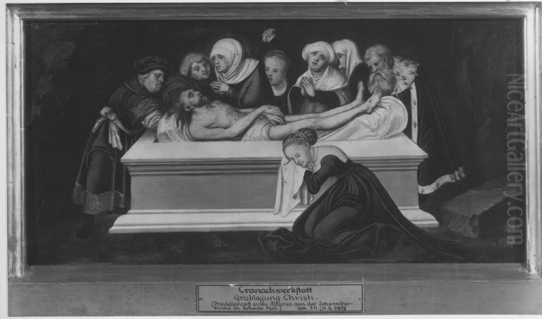 Grablegung Christi Oil Painting by Lucas Cranach the Elder